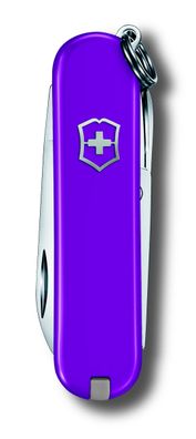 Schweizer Taschenmesser Klein 7 Funktionen Classic SD, 58 mm, Tasty Grape