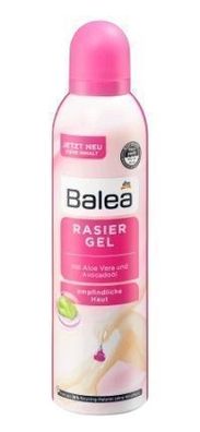 Balea, Aloe Vera &amp/ Avocadoöl, Rasiergel, 200 ml