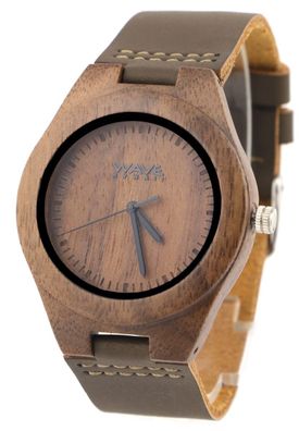 WAVE HAWAII Holz - Armbanduhr / Watch Women, walnut