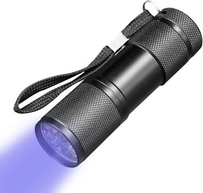 LED-UV-Taschenlampe 395 nm, Schwarzlicht, Haustierurin-Detektor für Hunde und Katzen