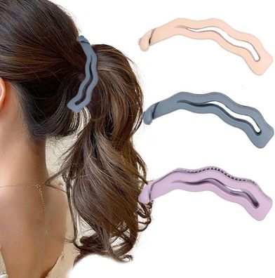 3er-Pack Bananenclips, stabile Kammclips für lange Haare, Haarschmuck für Damen