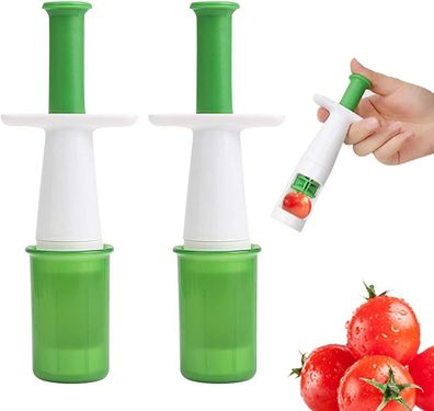 2er-Pack Traubenschneider Tomatenschneider Multifunktionales Gemüseschneidewerkzeug f