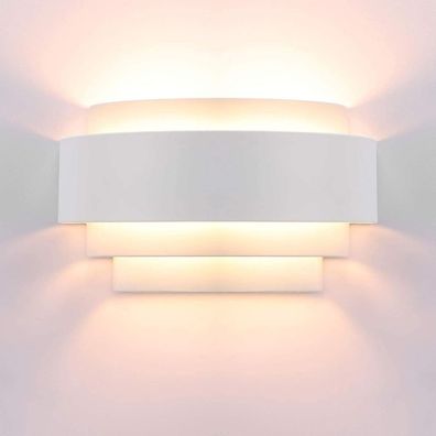 Minimalistische LED-Wandleuchte Metall Design Warmweiß für Schlafzimmer Treppe Wohnzi