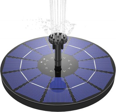 3,5 W Outdoor-Solarbrunnen Schwimmende Solar-Teichpumpe für Vogelbad und Gartenbrunne