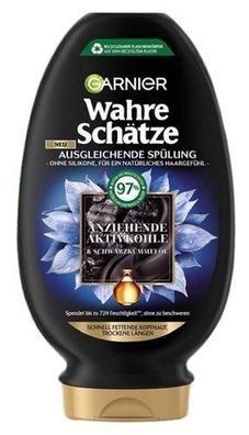 Garnier Haarspélung Schwarzkémmelöl mit Aktivkohle - 200 ml