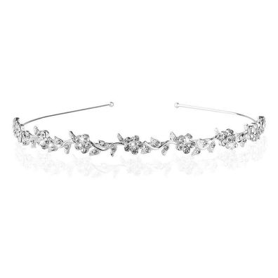 Haarschmuck für Blumenmädchen, Strass-Stirnband, Blumen-Stirnbänder für Damen