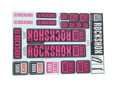 Rockshox Dekorsatz Passend für Decal Kit für Ø 35 magenta