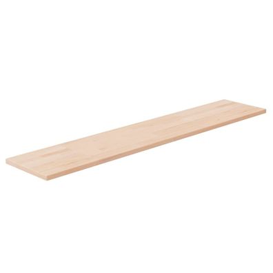 vidaXL Regalboden 100x20x1,5 cm Unbehandeltes Massivholz Eiche