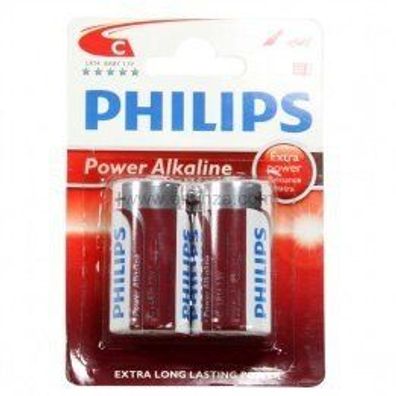 Philips Batterie "Powerlife" SB-verpackt, mehr Pow Baby (C / LR14