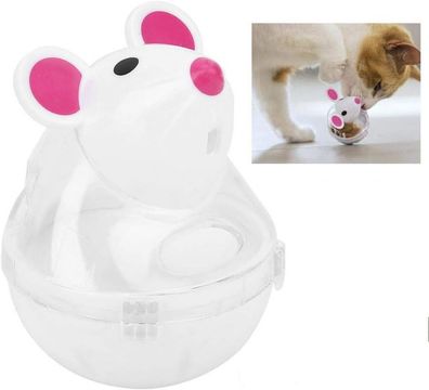 Katzenfutterball - Maus Tumbler IQ Snackball, Slow Feeder für Hunde und Katzen, inter