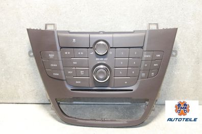 Opel Insignia A Radio Bedienteil DVD 800 Navi Betätigungseinheit Braun 13277913 2VX5