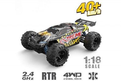 RC Elektro Buggy 1:18 mit 2,4Ghz, 40 km/ h, Allradantrieb - LiIon - "Extreme 302E"