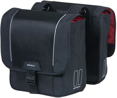 Doppel-Fahrradtasche Sport Design 32 Liter Schwarz - 17581