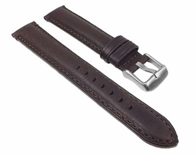 Ranger Ersatzband Uhrenarmband Kalbsleder Band Dunkelbraun 24023S