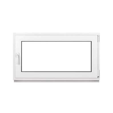 Kellerfenster Fenster 2 Fach BxH 1100x700 mm & 110x70 cm Dreh-Kipp Weiß Premium