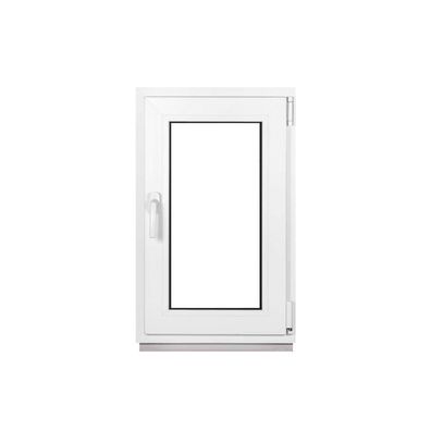 Kellerfenster Fenster 2 Fach BxH 500x800 mm & 50x80 cm Dreh-Kipp Weiß Premium