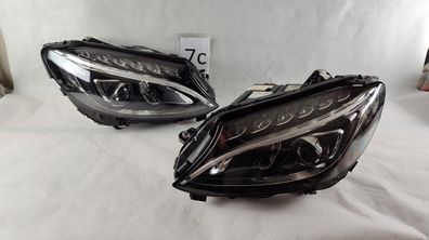 Scheinwerfer Mercedes C 205 LED Performance A2059062504 rechts links komplett