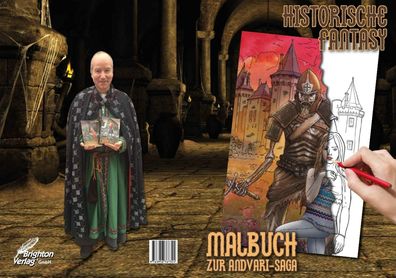 Andvari Das Mystery-History-Malbuch für Erwachsene