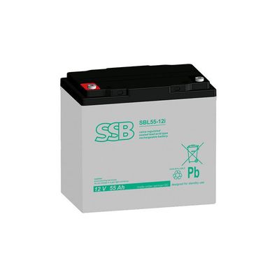 SSB Blei Akku SBLFT 55-12i AGM Batterie M6 Schraubanschluss - 12V 55Ah