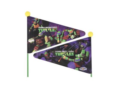 BIKE Fashion Sicherheitswimpel Damit Ihr Kind im S "Ninja Turtles