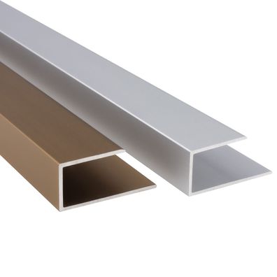 Alu Abschlussprofil Einschubprofil für Laminat Parkett silber gold matt 270cm