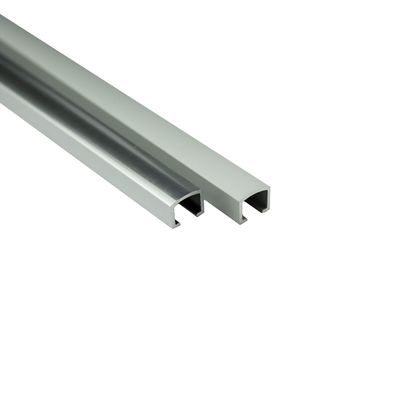 Alu U-Profil Bordüre Fliesenschiene Dekoration silber matt poliert L270cm 10mm