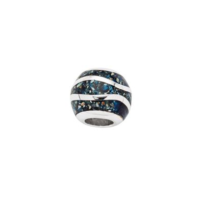 DUR Schmuck Anhänger BEAD WELLE Mosaik Seeopal, Silber 925/ - (P4262)