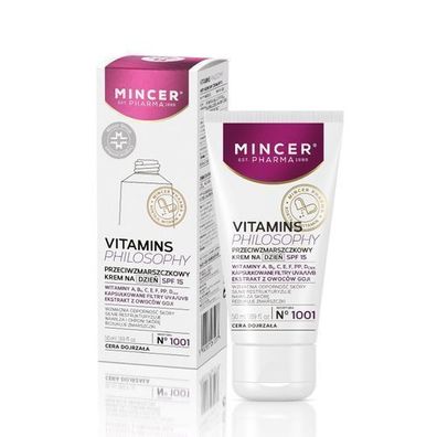 Mincer Pharma Vitaminen Philosophie Tagescreme SPF15, 50ml