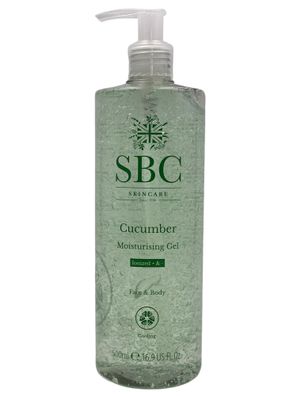 SBC Skincare Moisturising Gel Cucumber 500ml Gurke + Vitamin E