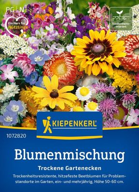 Blumenmischung Trockene Gartenecken, Trockenheitsresistente, hitzefeste