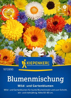 Blumenmischung Wild und Gartenblumen, Wild- und Gartenblume für bunte