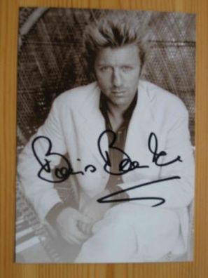 Tennis Legende Boris Becker - handsigniertes Autogramm!!!