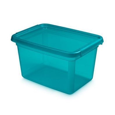 Aufbewahrungsbehälter mit Deckel Base Store Ocean 15 l blau Orplast