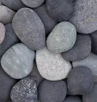 Rundkies Beach Pebbles black 16-25 mm 600 kg