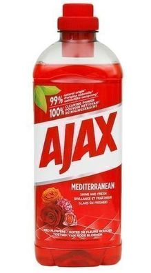 Ajax Mediterranean Red Flowers Bodenreiniger, 1l