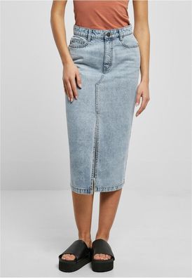 Urban Classics Damen Ladies Midi Denim Skirt