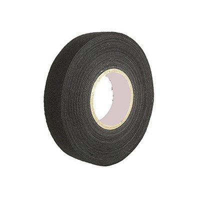 HERTH+BUSS Isolierband 19 mm x 10 m, Polyestervlie schwarz