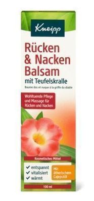 Kneipp Rücken- und Nackenbalsam - Entspannung und Pflege