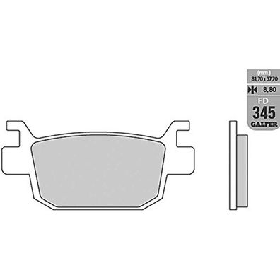 GALFER Bremsbelag "FD345" Satz G1050, Organisch Scooter