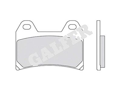 GALFER Bremsbelag "FD176" Satz G1054, Organisch Straße