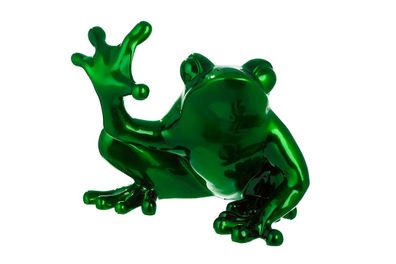 Casablanca Figur, Frosch, "Frosch", Kunstharz, grün, , L. 35 cm, B. 32 cm, H. 35