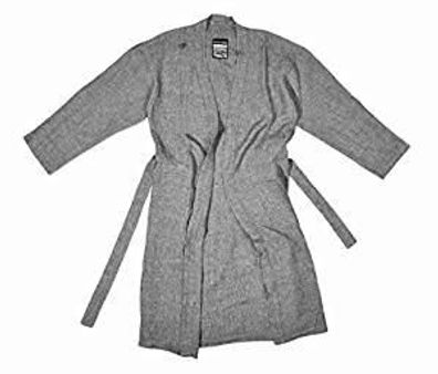 Zoeppritz Basis Stay Forever black bathrobe 980 100% Linen S/M 327000