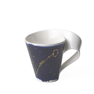 Villeroy & Boch NewWave Stars Becher mit Henkel Fische/Pisces Premium Porcelain