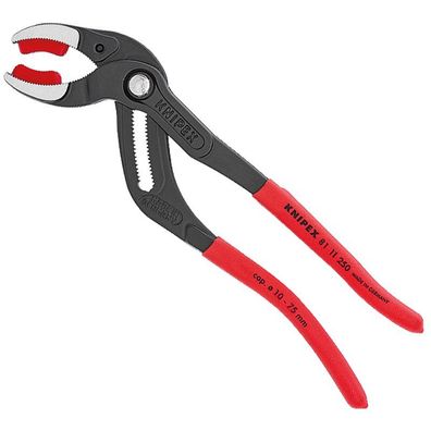 KNIPEX Siphon- und Connectorenzange mit Kunststoffbacken Spannbereich 10-75mm