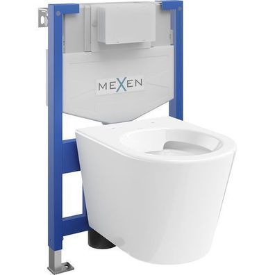 Mexen WC-Montageset Felix XS-F + Rico, Weiß