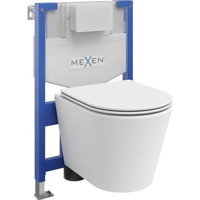 Mexen Felix XS-F WC-Set mit Absenk-Automatik, Weiß