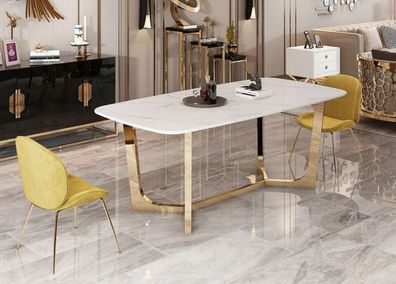 Italienische Stil Möbel Esstisch Tisch Holz Möbel Esszimmer 180X90Cm Esstische