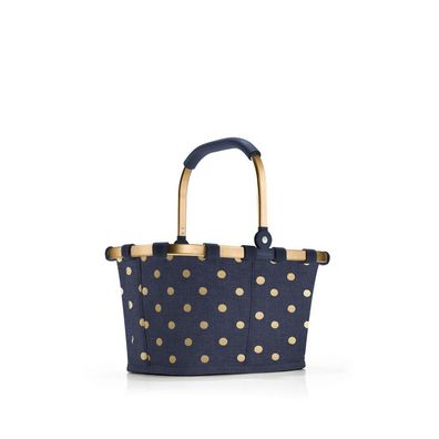 reisenthel carrybag XS frame metallic dots blue BN4118 blau Einkaufskorb klein