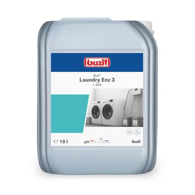 Buz® Laundry Enz 3 Enzymhaltiges Flüssigwaschmittelkonzentrat | Kanister (10 l)