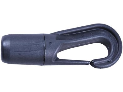Seilendverschluss Für 8 mm Planenseile mit Karabinerhaken Standard, Kunststoff,